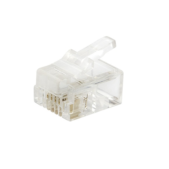 Plug RJ11 quadrado