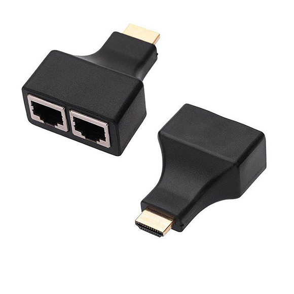 HDMI M x 2RJ45 F