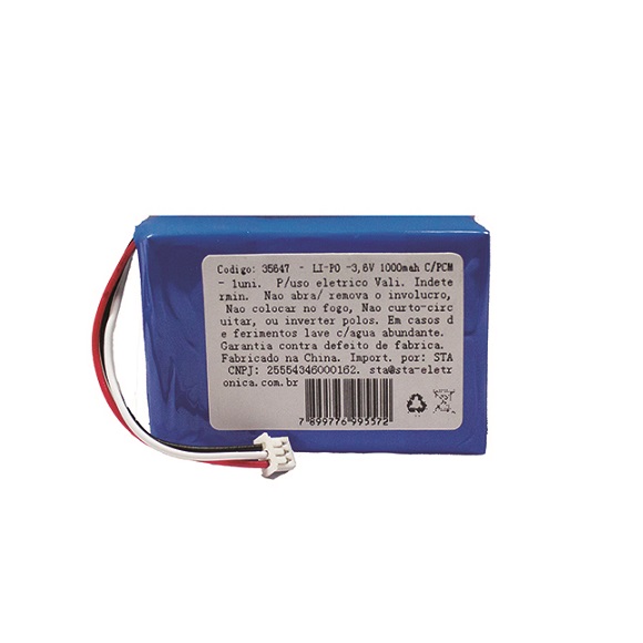 3,6V 1000mAh