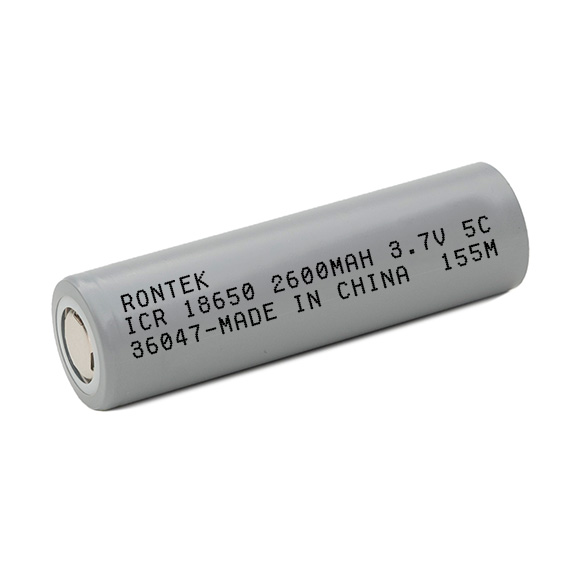 3,7V 2600mAh - 5C - 18650