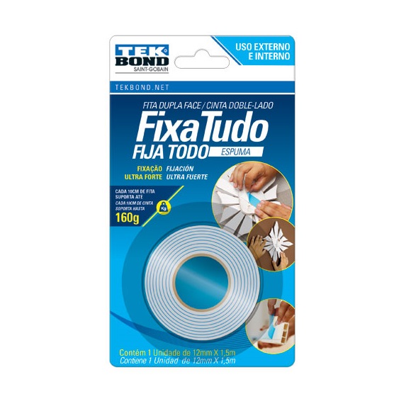 Fita dupla face 12x1,5