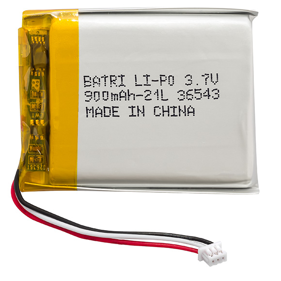 3,7V 900mAh
