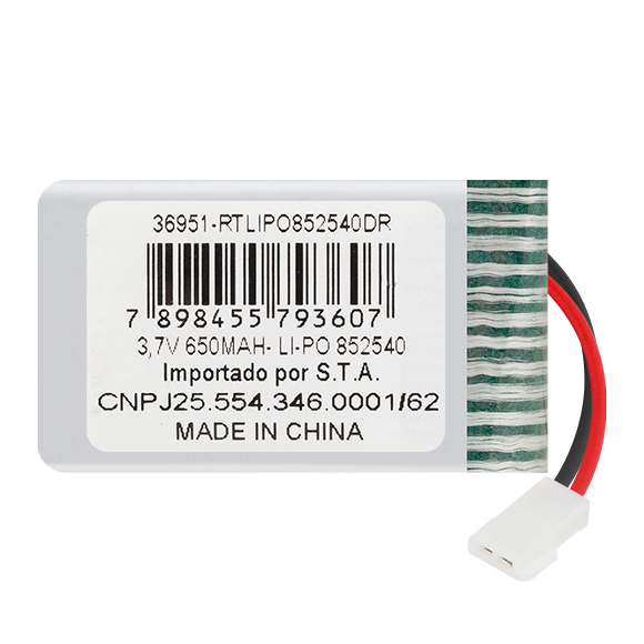 3,7V 650mAh