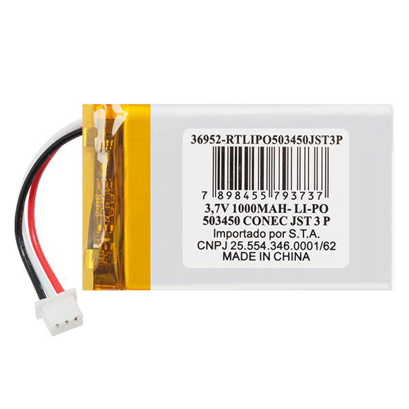 3,7V 1000mAh