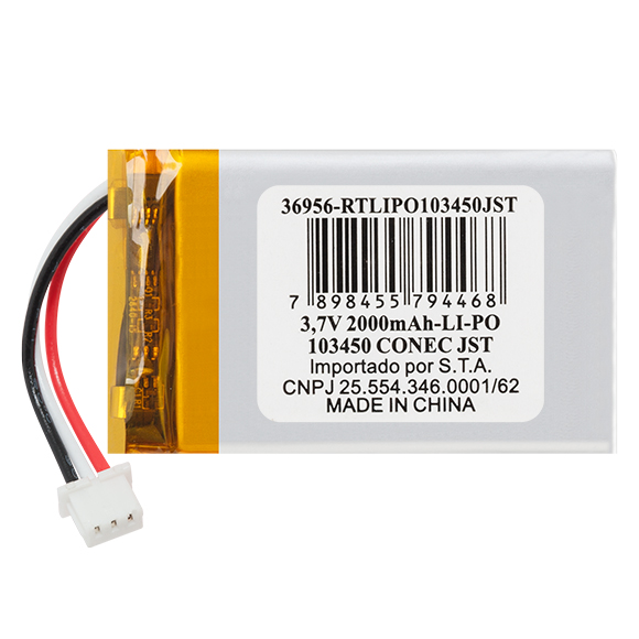 3,7V 2000mAh