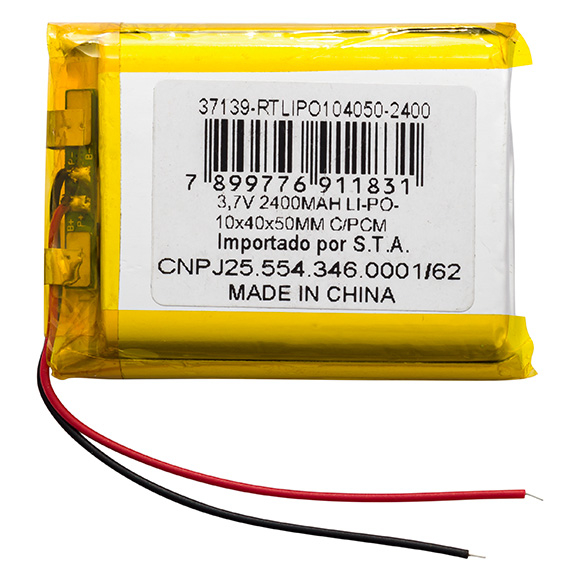 3,7V 2400mAh 